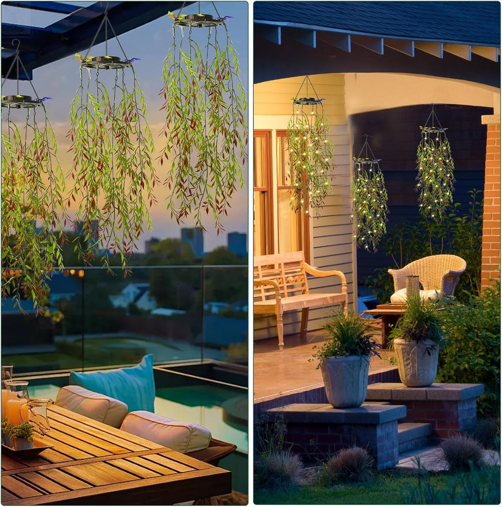 Solar Willow Lights - 66 LED Solar Garden Decorative Lights