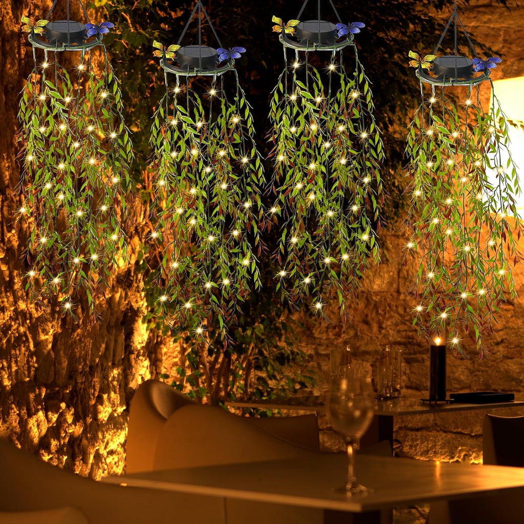 Solar Willow Lights - 66 LED Solar Garden Decorative Lights
